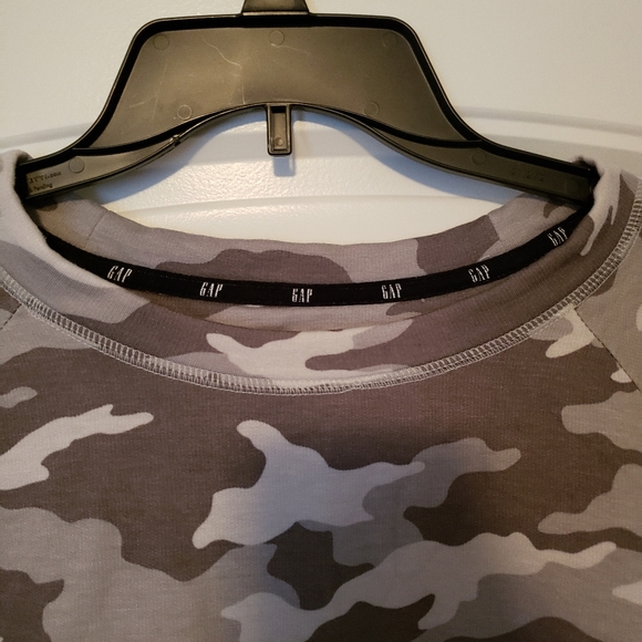 GAP Gray Camouflage 2-piece Jogging Suit Women's Size XL - Picture 3 of 6